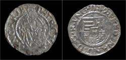 World Coins - Hungary Ferdinand I AR denar 1549 K-B.