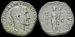 Ancient Coins - Maximinus I Thrax sestertius Fides standing facing