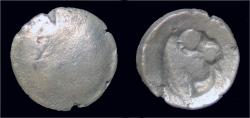 Ancient Coins - Soghd AR obol- Imitation of Seleucid King Antiochos