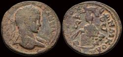 Ancient Coins - Seleucis and Pieria Antioch Elagabalus AE33 Tyche seated left
