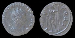 Ancient Coins - Claudius II Gothicus billon antoninianus Jupiter standing left