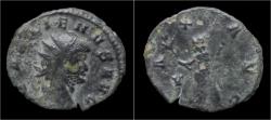 Ancient Coins - Gallienus billon antoninianus Pax standing left.