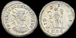 Ancient Coins - Carinus AE silvered antoninianus Fides standing front