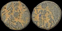 Ancient Coins - Johannes, usurper, AE3 Victory advancing left