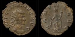 Ancient Coins - Claudius II Gothicus billon antoninianus Annona standing left.