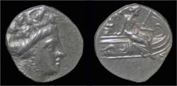 Ancient Coins - Euboia Histiaia AR tetrobol