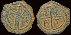 World Coins - Crusader Antioch Tancred, Regent AE follis