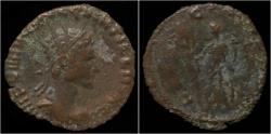 Ancient Coins - Quintillus billon antoninianus Felicitas standing left.