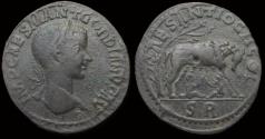 Ancient Coins - Antioch Pisia Gordian III AE medallion She-wolf suckling Romulus and Remus