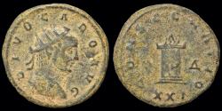 Ancient Coins - Divus Carus AE antoninianus Consecratio