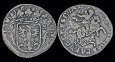 World Coins - Netherlands Stad Deventer rijderschelling 1686