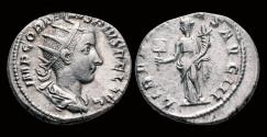 Ancient Coins - Gordian III AR antoninianus Liberalitas standing front
