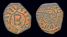 World Coins - Crusader Principality of Antioch Bohémond IV AE denier