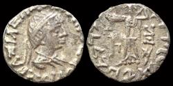 Ancient Coins - Bactrian Kingdom Zoilos III Soter AR drachm Athena Alkidemos advancing left