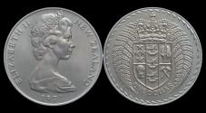 World Coins - New Zealand 1 dollar 1971- Introduction of decimal currency
