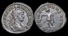 Ancient Coins - Numerian billon antoninianus Numerian standing right