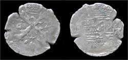 World Coins - Southern Netherlands Franche Comte Philip IV 1/32 patagon 1622 Dôle mint