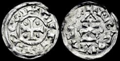 World Coins - France Normandy Richard I AR denier