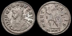 Ancient Coins - Probus AE antoninianus Mars advancing left