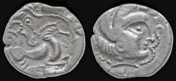 Ancient Coins - Celtic Gaul The Coriosolites billon stater