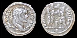 Ancient Coins - Maximian AR argenteus