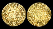 World Coins - Netherlands Gelderland Karel (Charles)van Egmond gold florin (rijdersgulden)