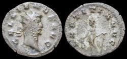 Ancient Coins - Gallienus AE antoninianus Laetitia standing left