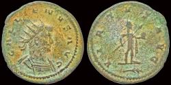 Ancient Coins - Gallienus, sole reign  billon antoninianus emperor standing right