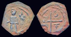 World Coins - Crusader Antioch Tancred, Regent AE follis