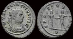 Ancient Coins - Tacitus AE antoninianus Victory presenting wreath to Tacitus