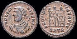 Ancient Coins - Licinius I AE3 campgate