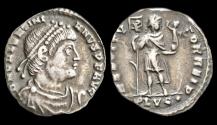 Ancient Coins - Valentinian I AR siliqua