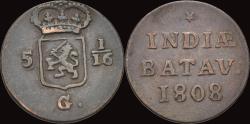 World Coins - Nederlands India 1/2 duit 1808