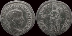 Ancient Coins - Thrace  Hadrianopolis  Gordian III AE26 Homonoia standing left