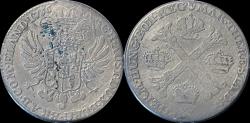World Coins - Austrian Netherlands Maria-Theresia 1/2 kroon (couronne) 1756
