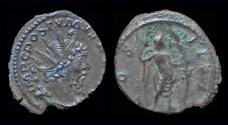 Ancient Coins - Postumus AR antoninianus Victory standing right