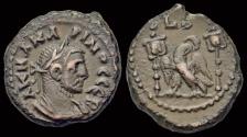 Ancient Coins - Egypt Alexandria Carinus potin tetradrachm