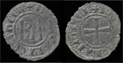 World Coins - Italy Messina Carlo I d'Angio billon denaro