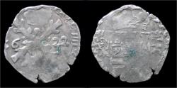 World Coins - Southern Netherlands Franche Comte Philip IV 1/32 patagon 1622 Dôle mint