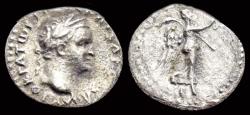 Ancient Coins - Cappadocia  Caesarea-Eusebia Vespasian AR hemidrachm Nike advancing right
