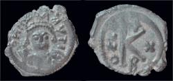 Ancient Coins - Maurice Tiberius half follis