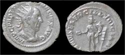 Ancient Coins - Trajan Decius AR antoninianus Genius standing left