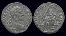 Ancient Coins - Cappadocia Caesarea Severus Alexander AE26 Mount Argaeus