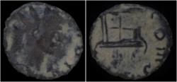 Ancient Coins - Divo Claudio AE antoninianus altar