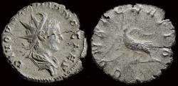 Ancient Coins - Divus Valerian II antoninianus eagle standing left