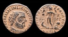 Ancient Coins - Licinius I AE radiate follis Jupiter standing facing