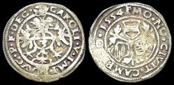 World Coins - Germany 3 kreuzer 1554