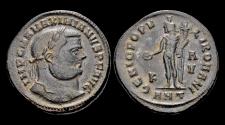 Ancient Coins - Maximianus I Herculius AE follis Genius standing left