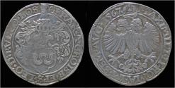World Coins - Southern Netherlands Liege Gerard van Groesbeek Rijksdaalder 1567
