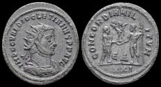 Ancient Coins - Diocletian AE antoninianus Diocletian standing right